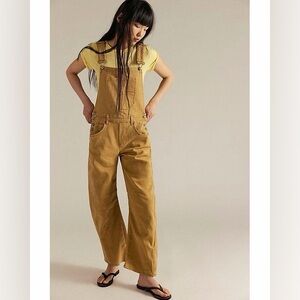 Free People Tan Jumpsuit